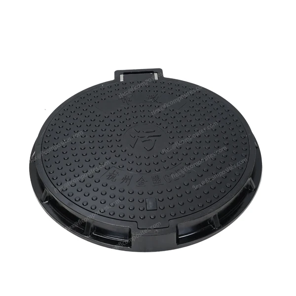 Special locking system manhole cover 120 degree opening design EN124 D400 manhole cover with hinge