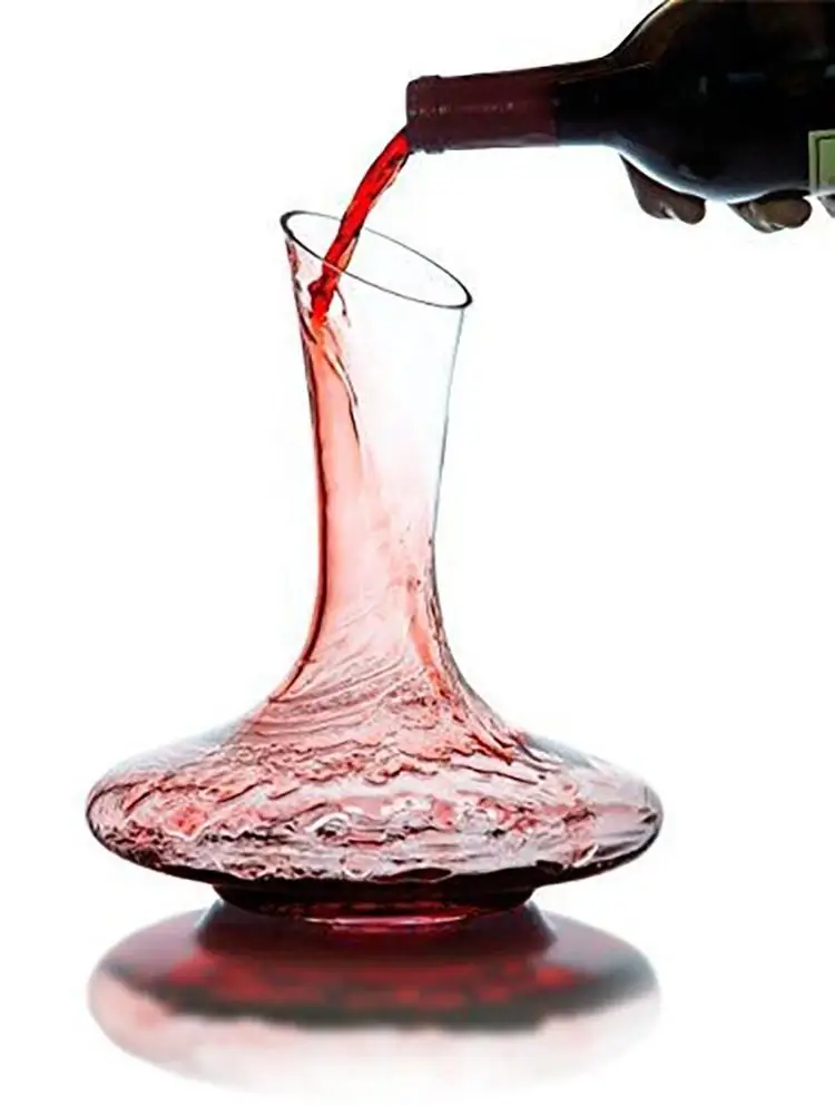 Europe 1500 ml personalized wine decanter lead free red wine carafe glass decanter bottle