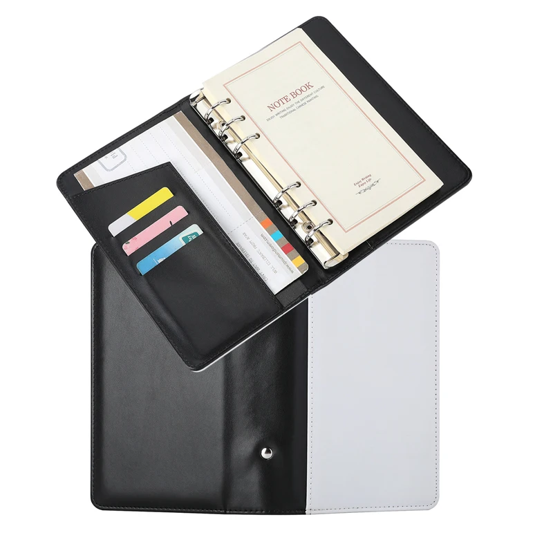 Hotsale Sublimation blanks Portable Notebook PU leather sublimation DIY printable A6