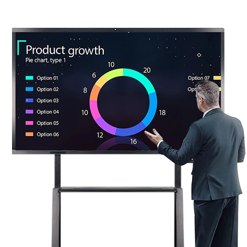 Conference Interactive Board  Interactive Electronic Whiteboard School Smart Board 110 Inch