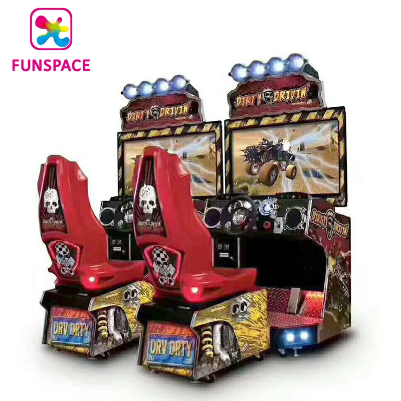 Funspace Wholesale Dirty Driving Car Racing Arcade Game Machine Simulator Driving Car Video Games