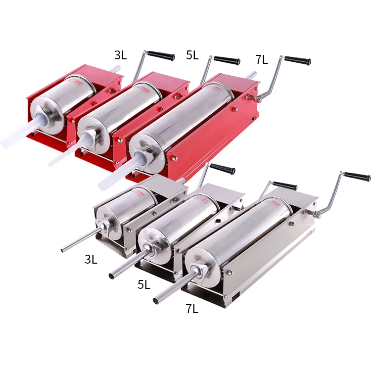 Машина для изготовления колбасных изделий Astar 3 л/5 л/7 л/10 л/15 фунтов нержавеющая сталь горизонтальный колбасный шприц