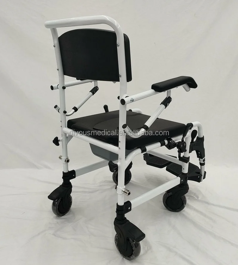 New Multi-function Lightweight Foldable Manual Wheelchair With Toilet Shower Chair For Disabled Home Care