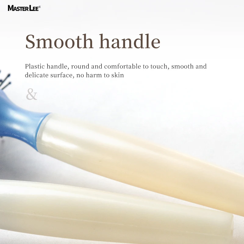 Professional wholesale curly wet afro ABS hair brush custom logo detangling brush Round Comb Styling Hairdressing Too