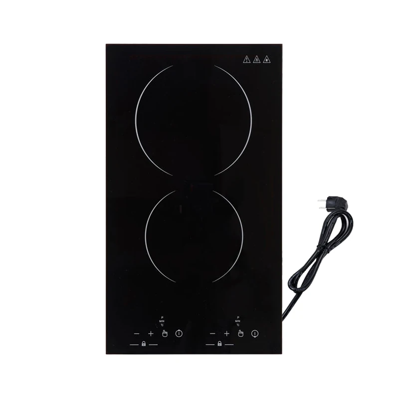 Buy High Quality Kitchen Cooking 3000W Led Touch Screen Ceramic Glass Cooktops Double Burner Infrared Cooker