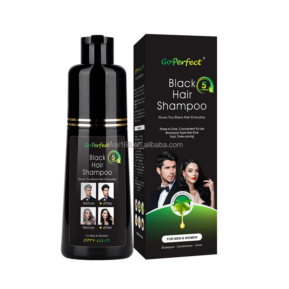 Popular Argan Oil Hair Dye Shampoo Private Label Herbal Permanent Hair Color in Cream Form Free Sample Black Hair Dye for Men