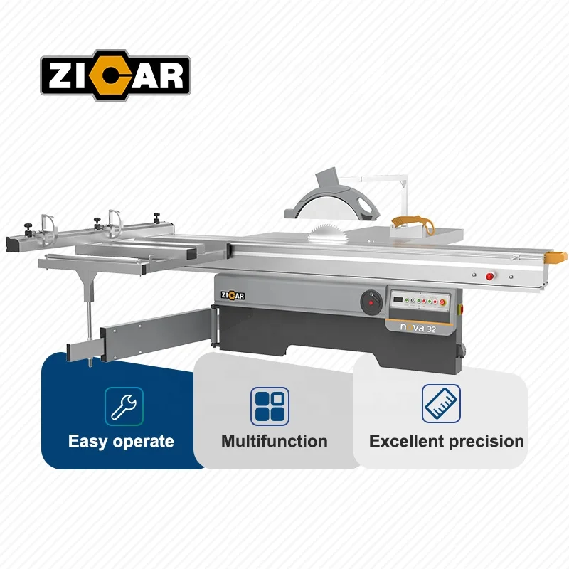 ZICAR multifunction double blade wood cutting machine sliding table saw machine panel saw woodworking serra de mesa
