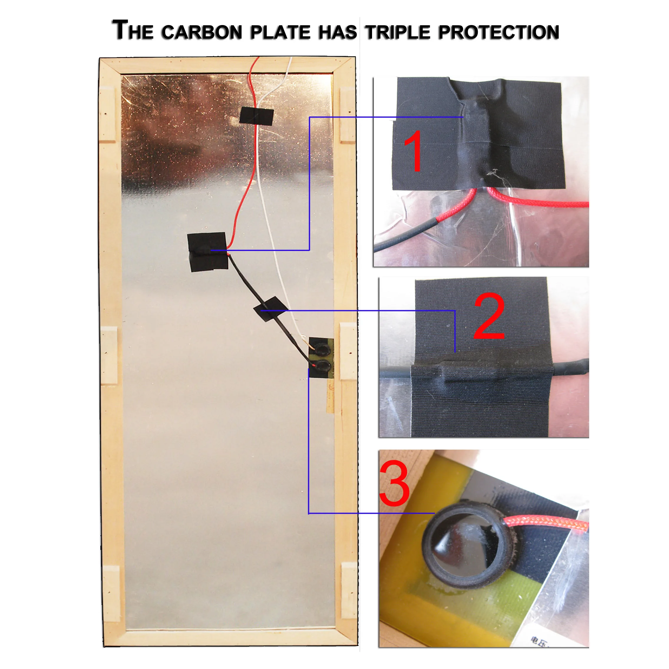 Infrared heating carbon plate  for sauna