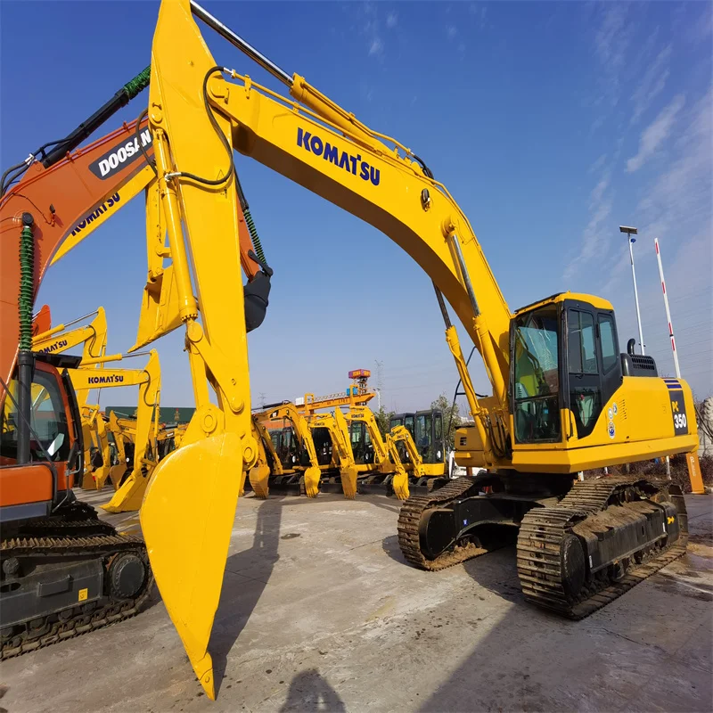 Komatsu PC350 Crawler Excavator Multi Functional Excavator with Good Capacity Engine Power 184kW