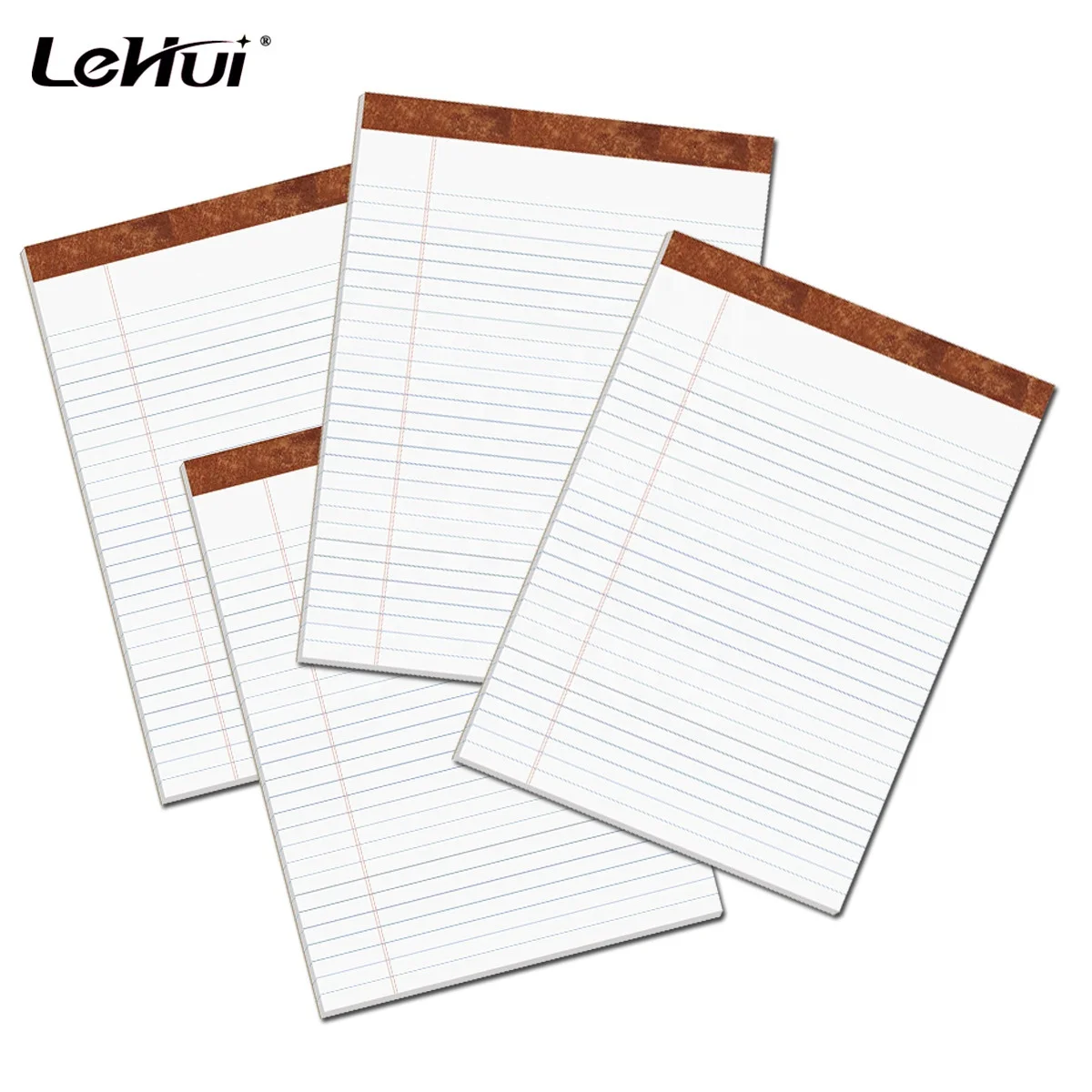 Lehuipp 8-1/2 X 11-3/4 Notes Organized & Up Smooth Perforated 50 Sheets Legal Pad Writing Pads