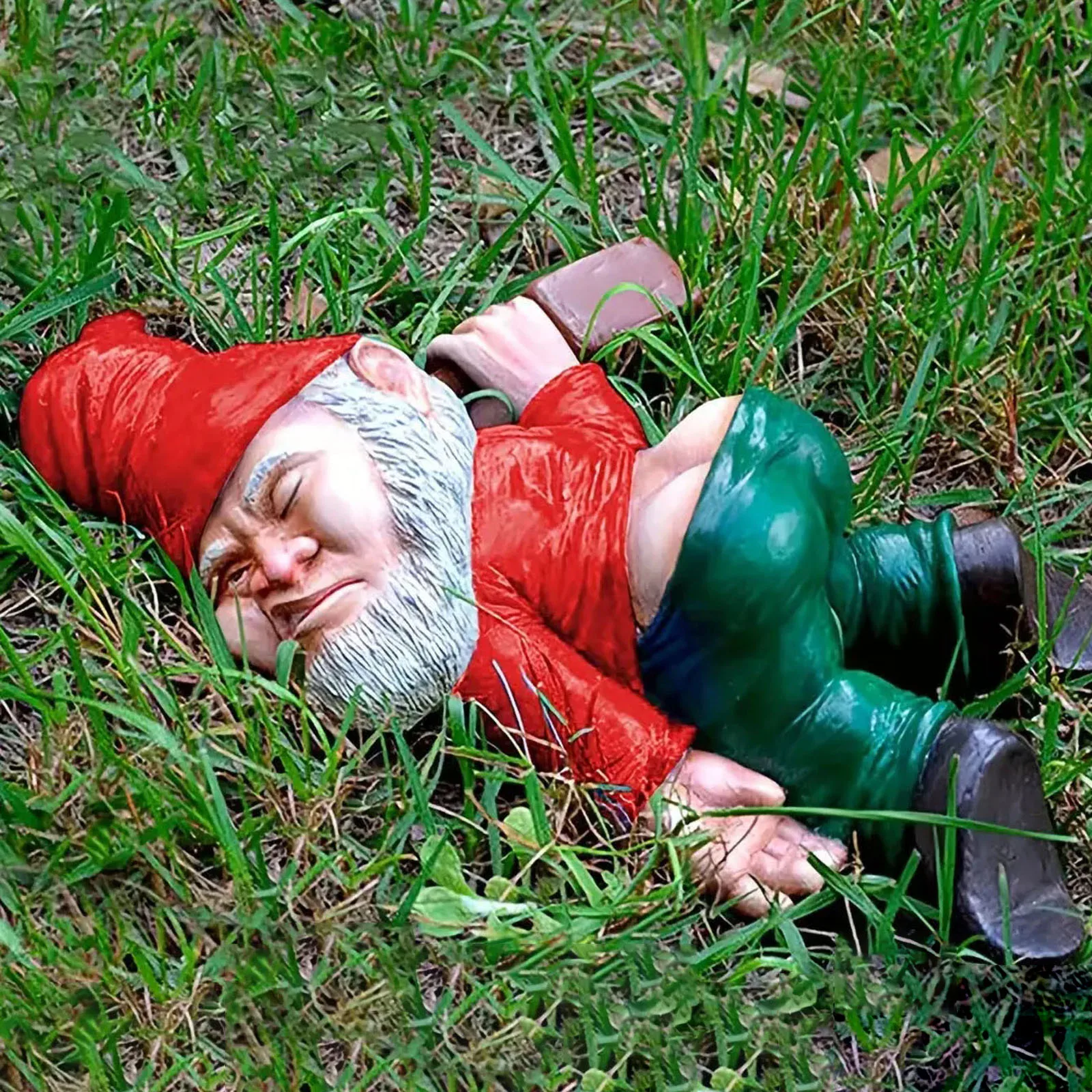 Fengzhi Factory Funny garden ideas Lie down to sleep Dwarves courtyard decoration garden decoration resin crafts dwarves statue