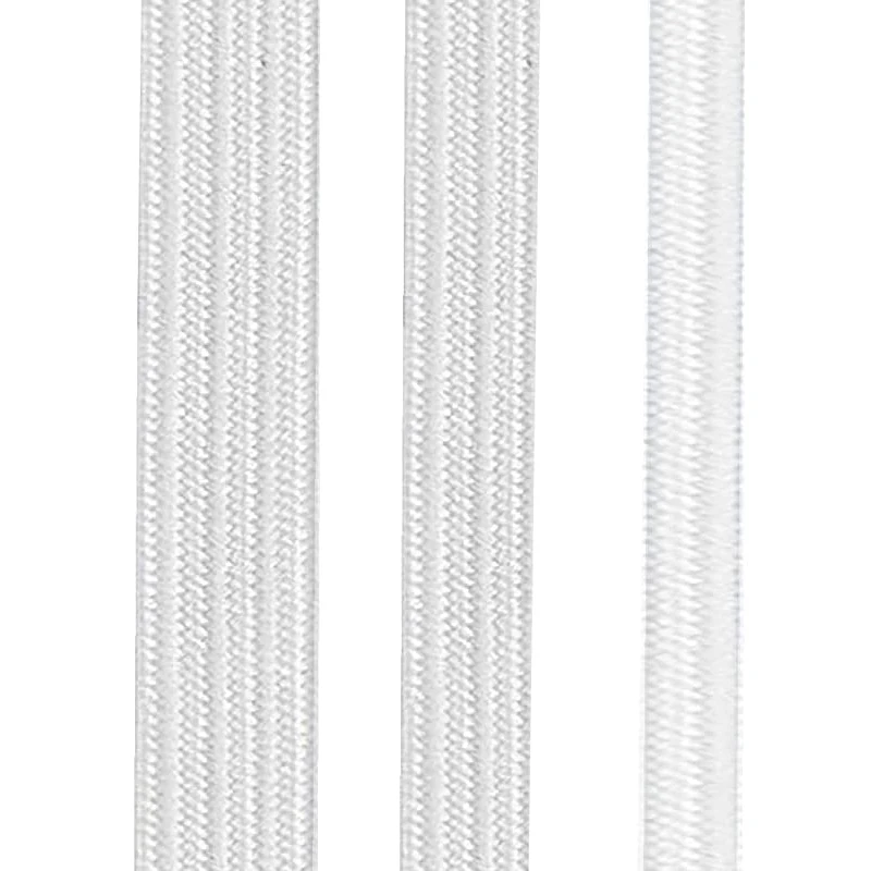 Good Quality Soft Elastic Cord Elastic Tape Webbing Wholesale Braided Flat Elastic Band