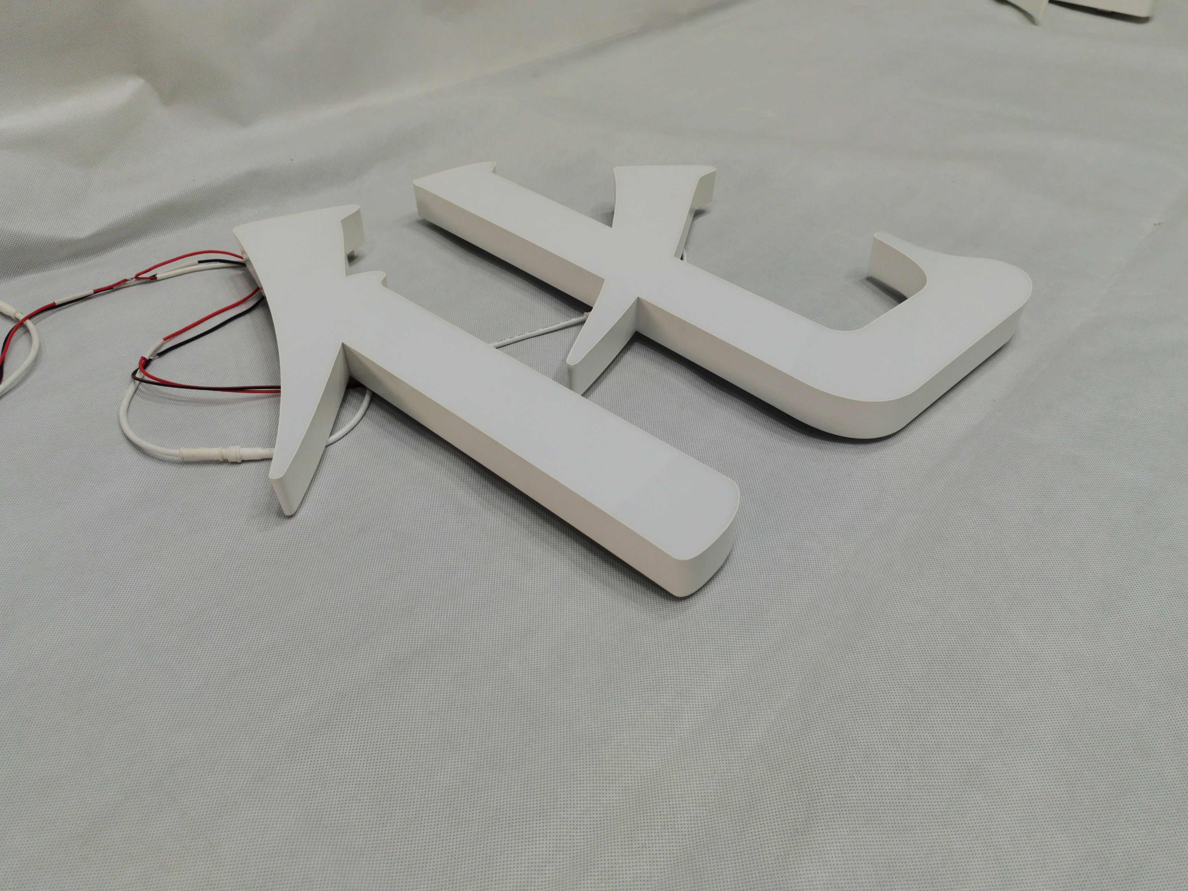 advertising led box display transparent acrylic letter beads