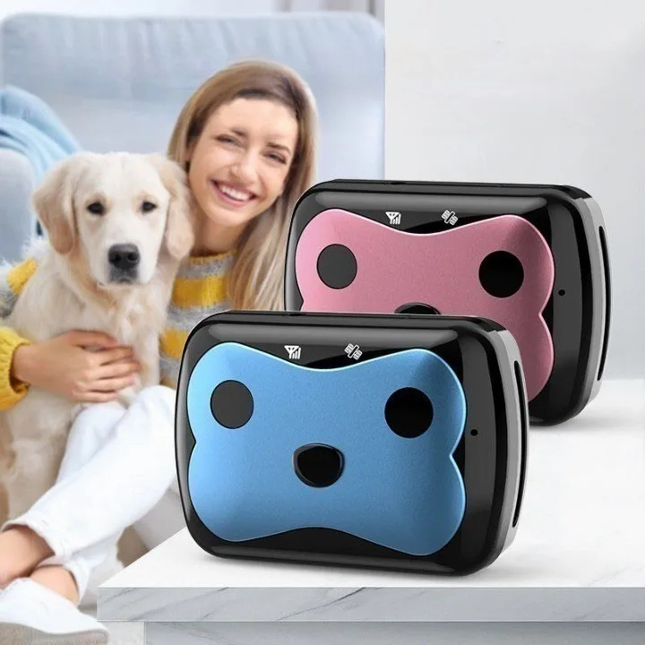 USB Rechargeable Waterproof Real Time Tracking Smart Geo Fencing Pet Collar GPS Tracker for Dog Cat