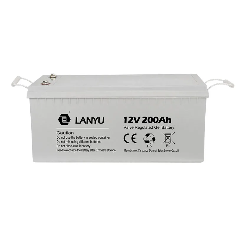  Оптовая цена глубокий цикл 12V 200ah VRLA Gel и AGM солнечная