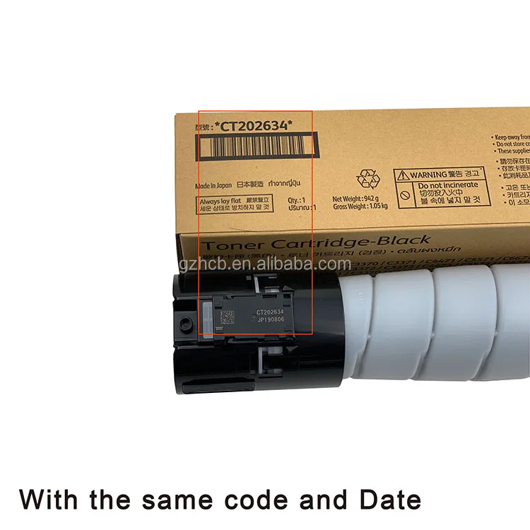CT202634 Original for Fuji Xerox VI C2271 C3371 C4471 C5571 C6671 C7771 C3370 toner black