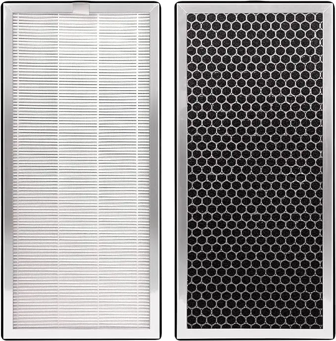 MA40 Replacement Filter Compatible with Modify Air Purifier MA-40 Series 3-in-1 H13 HEPA Filter with Activated Carbon Pre-filter