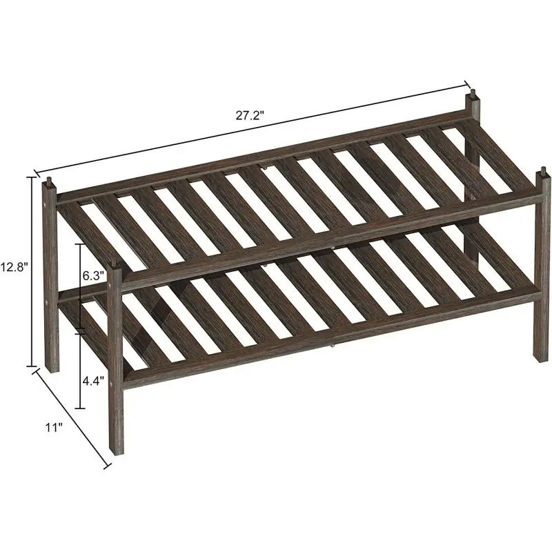 Стеллаж для обуви из бамбуковой панели