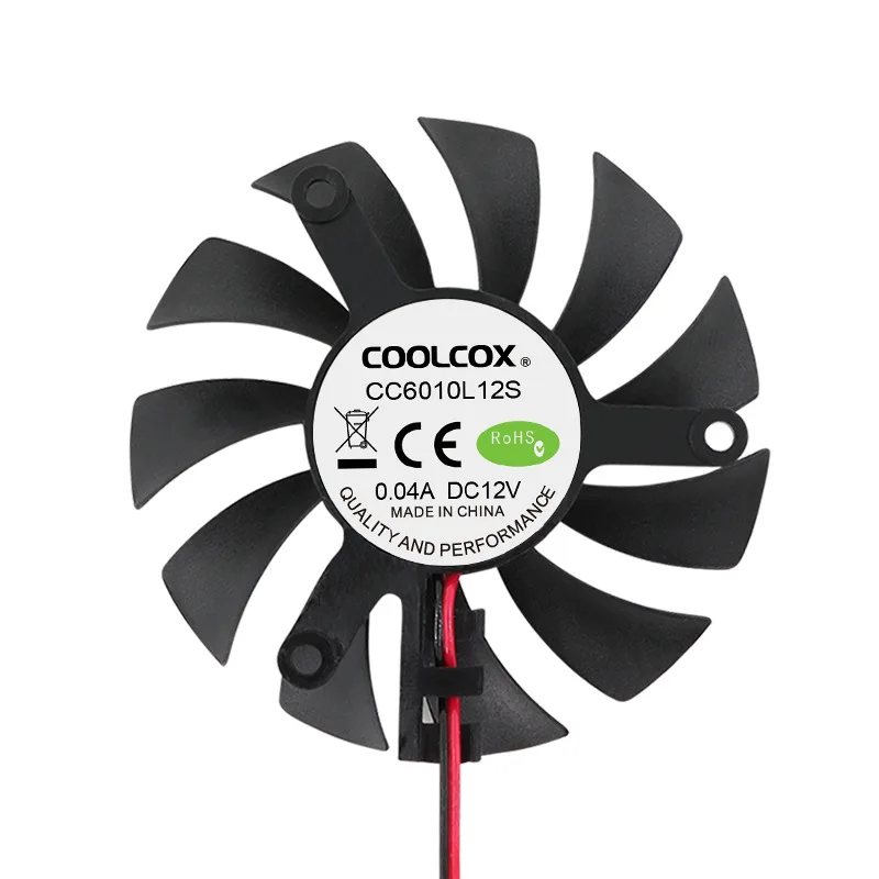 CoolCox 6010 frameless fan,D55x11mm,suitable cooling module,air purifier
