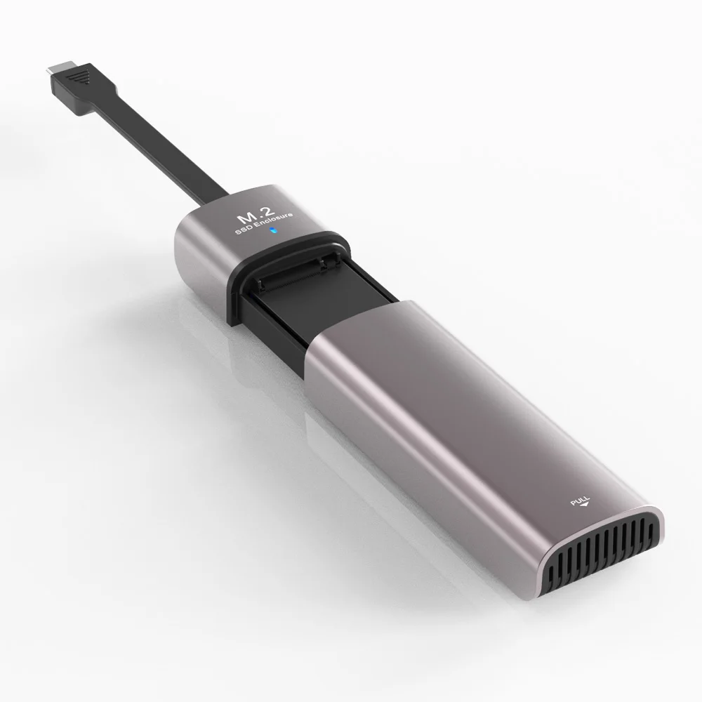 NVME M.2 solid state drive enclosure USB3.1 Type-C SSD case M2 SSD Case HDD Enclosure Hard Disk Case