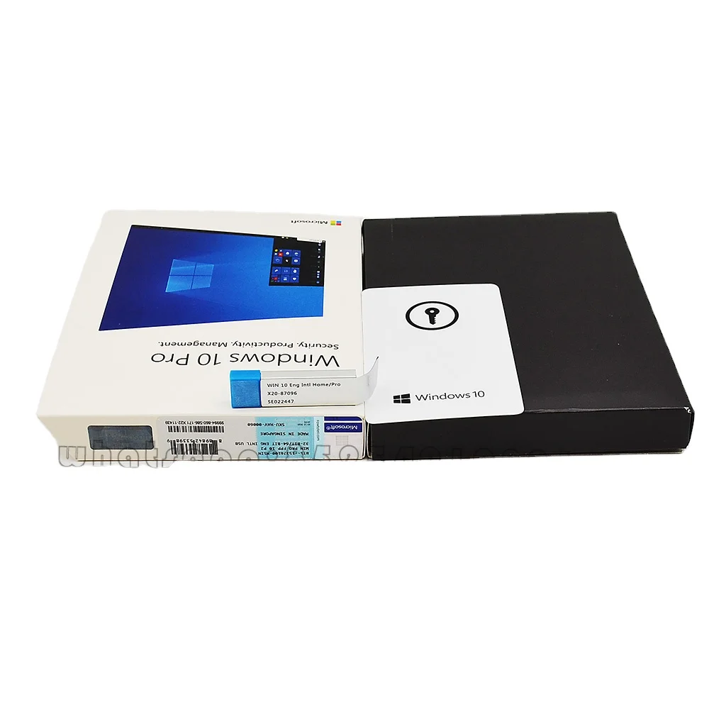 
Hot sale Microsoft Windows 10 Professional USB 3.0 flash drive English Windows10 Pro retailed box package 