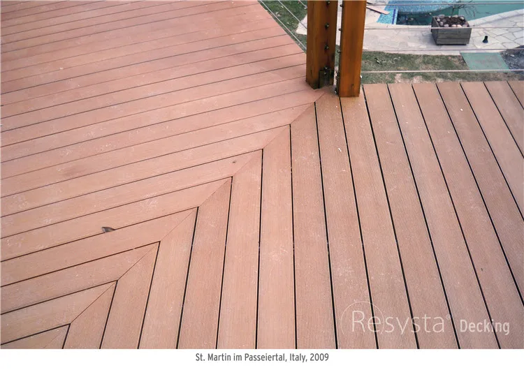 
Composite Decking Board Outdoor New Environmentally Friendly Materials Resysta Decking Flooring 