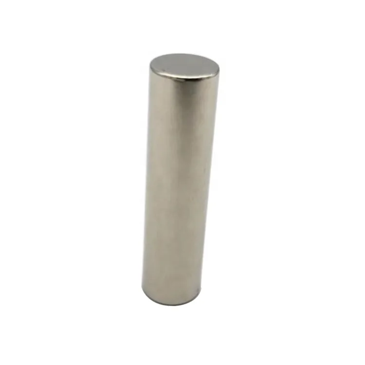 N35 N42 N52 N55 Cylinder neodymium magnet Strong permanent NdFeB magnet rod for sale