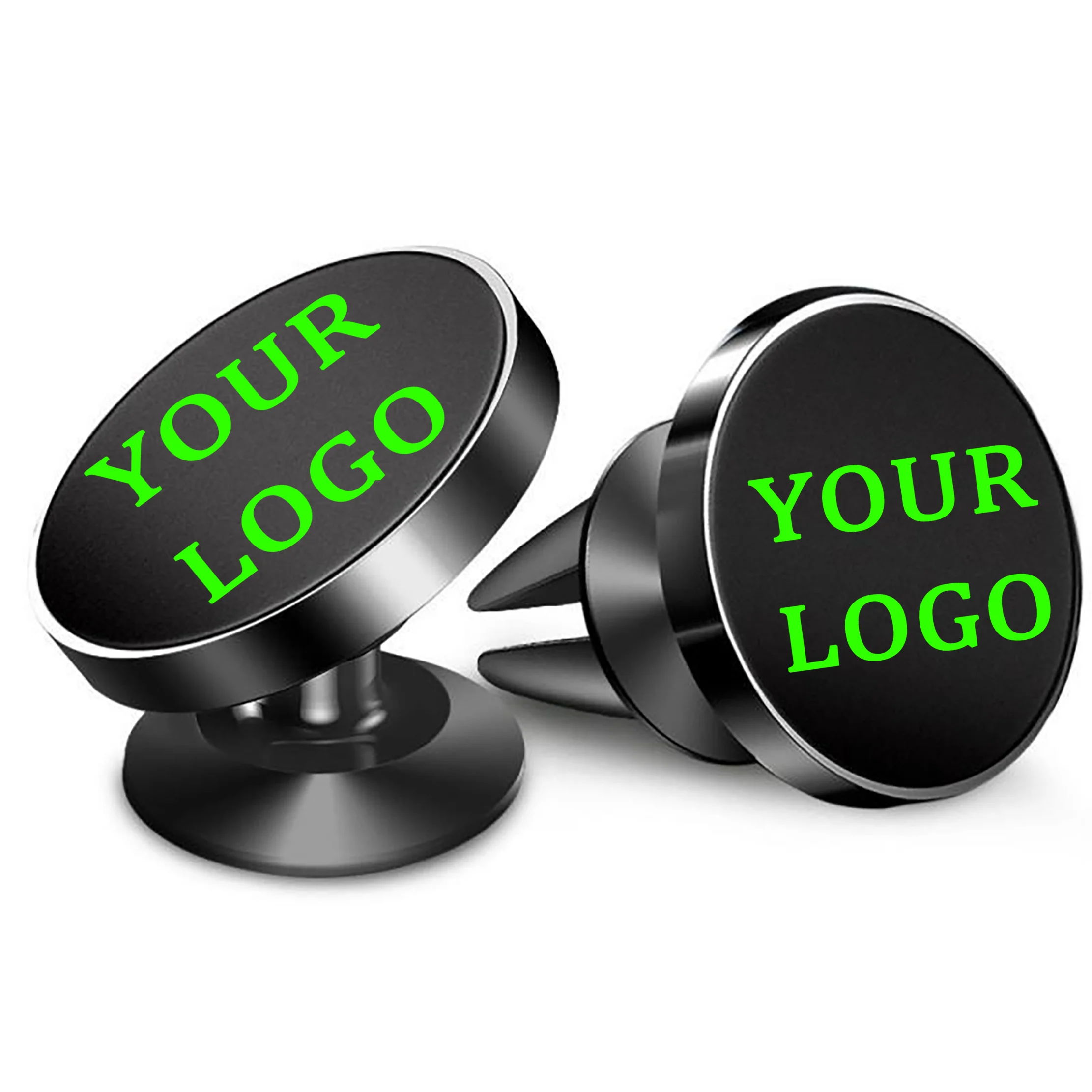 Amazon hot selling  phone accessories strong magnetic car phone bracket 360 degree rotation cell  phone metal bracket custom log