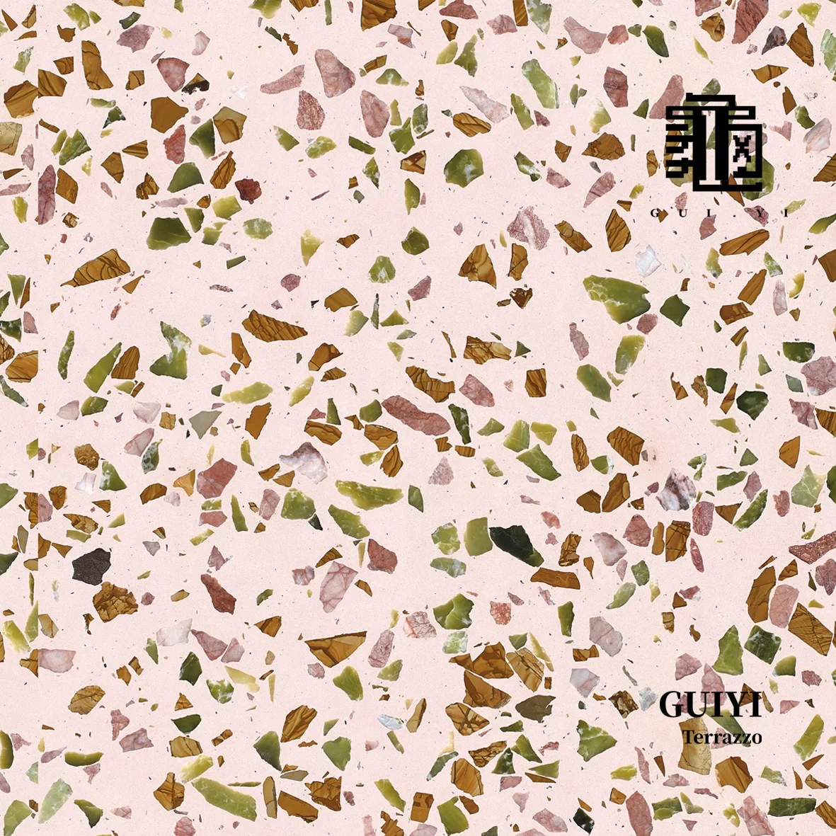 GUIYI C10 competitive price terrazzo slab/indoor and outdoor terrazzo pattern/table top design