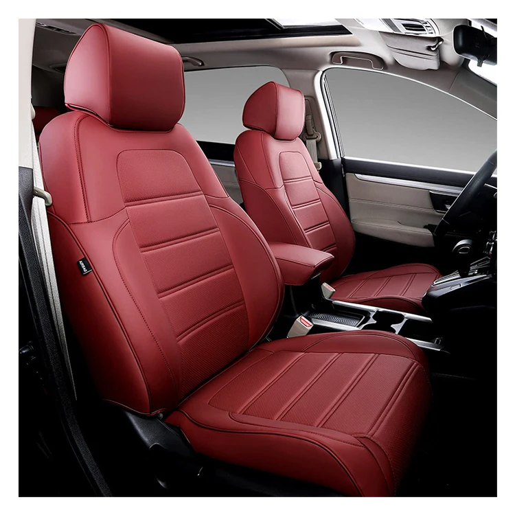 High Quality Leather Original Full Set Custom Car Seat Covers for 2017-2021 Honda CR-V Waterproof Vehicle Cushion Cover