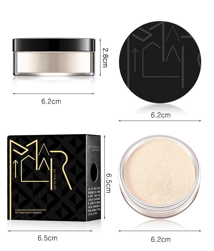 4 Colors Mineral Private Label Custom Waterproof Long Lasting Moisturizer Makeup Foundation Product Oil Control Loose powder