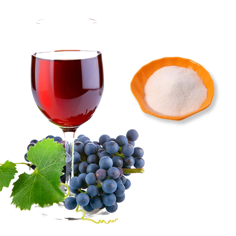 ISO Kosher Certificated 15-100cps Acid-soluble Aspergillus Niger Chitosan for Wine Fining Agent Manufacturer Supply