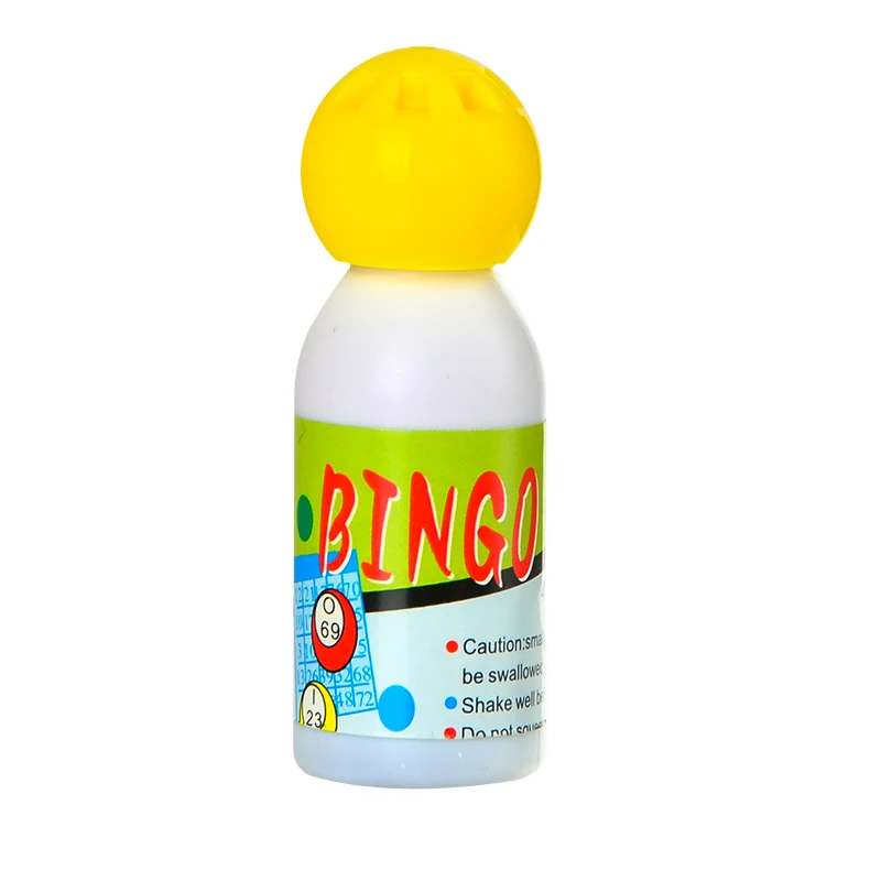 
Amazon hot sale 10ml bingo dauber dabber CH2819 mini size eyes drop shape card marker kids dot art toy 
