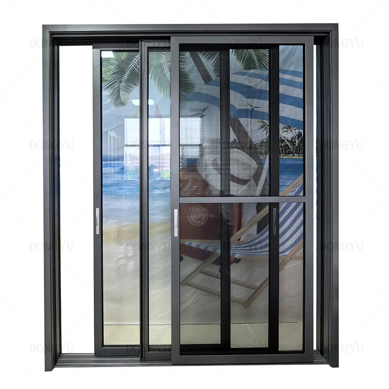 Wellington High Quality Glass Aluminum Lift Sliding Door AS2047 Standard thermal break triple glazed aluminum casement windows