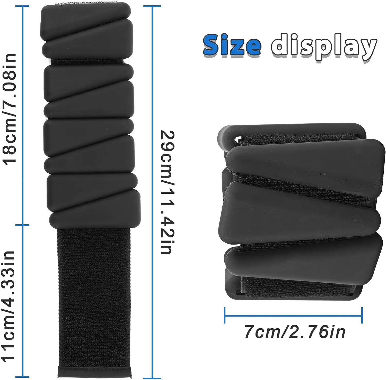 Manufacturer 2lb  Gym Fitness Sets Ankle Weights For Women Silicone Wrist And Ankle Weighted Bracelet Set