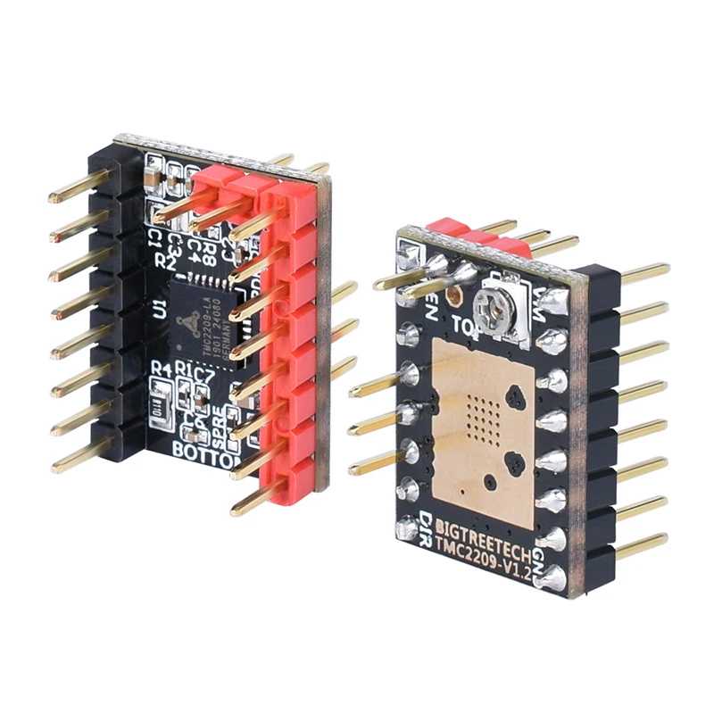 Высокоточный шаговый Драйвер TMC2209 V1.2 для Ender 3 SKR V1.3 Mini E3-тихая работа улучшенное охлаждение