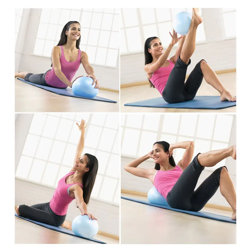 Jointop wholesale stock hot sale cheap colorful exercise gym pvc mini yoga ball