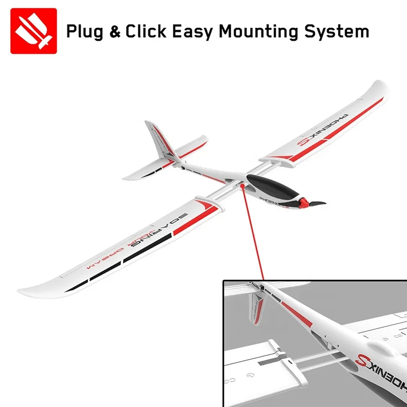 Volantex Phoenix S 742-7 EPO Plastic Fuselage 1600mm Wingspan PNP RC Aircraft with Brushless Motor DIY Fly Toy For Beginners