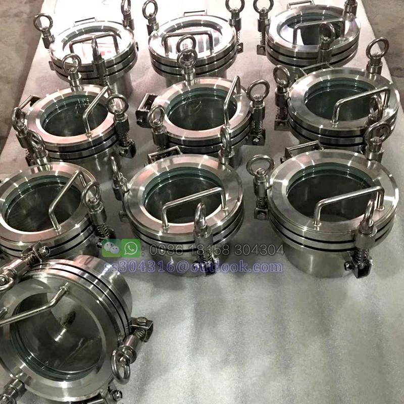 stainless steel sanitary Manhole Cover/manway cover