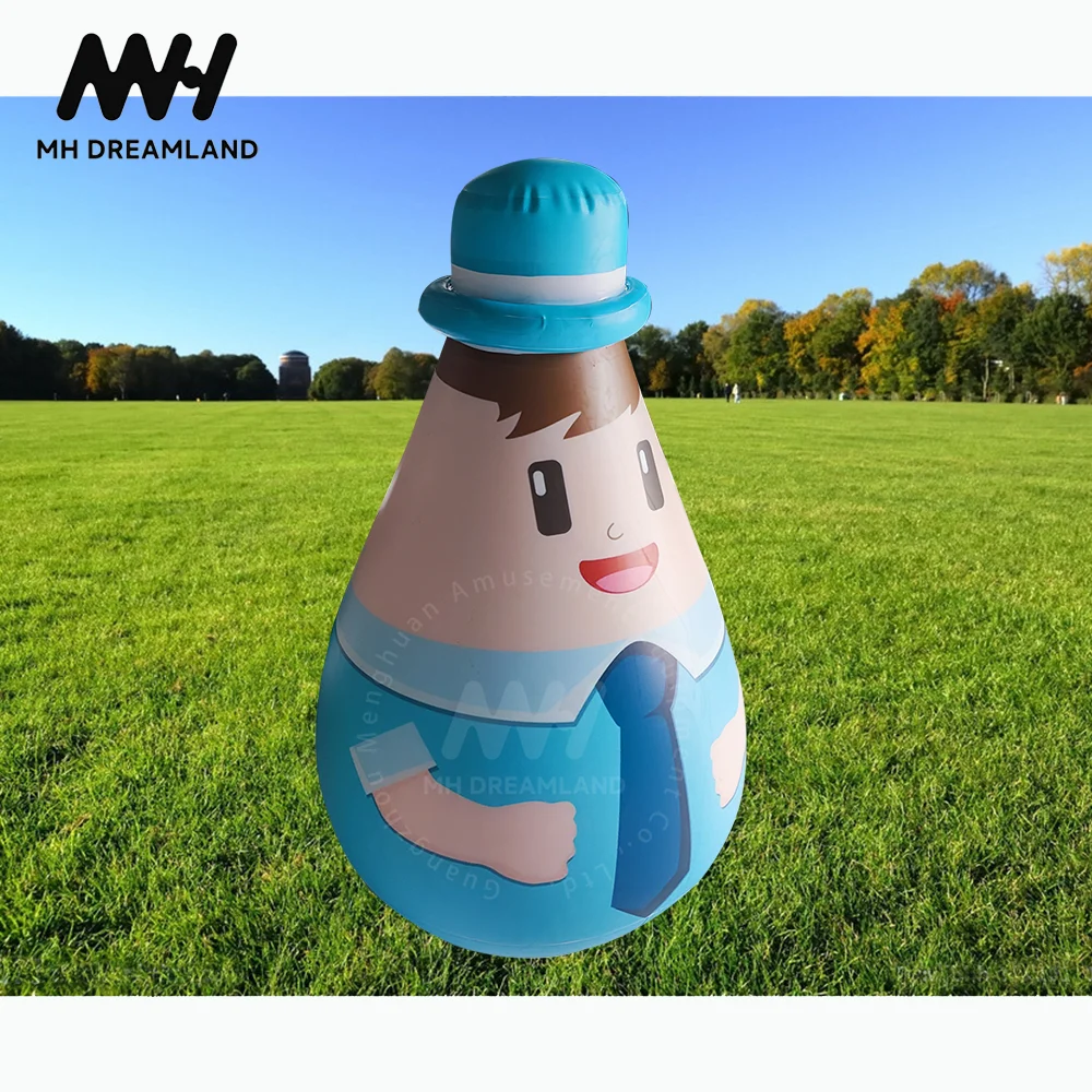 Decoration Toy PVC Tilting Doll Inflatable Carnival Roly-Poly Display Waterproof Shows for Advertising Tumbler