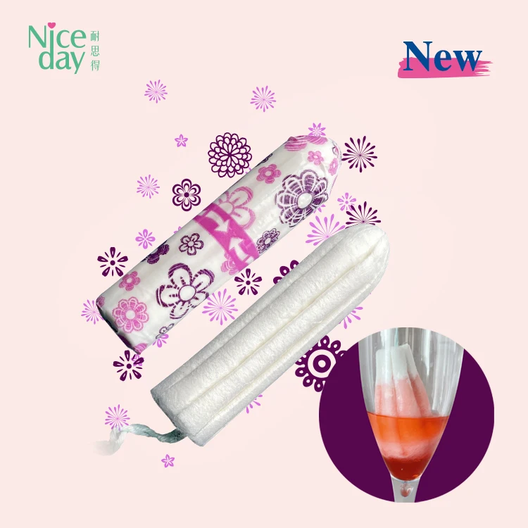 Niceday organic cotton tampons with application organic cotton tampon tampon applicator