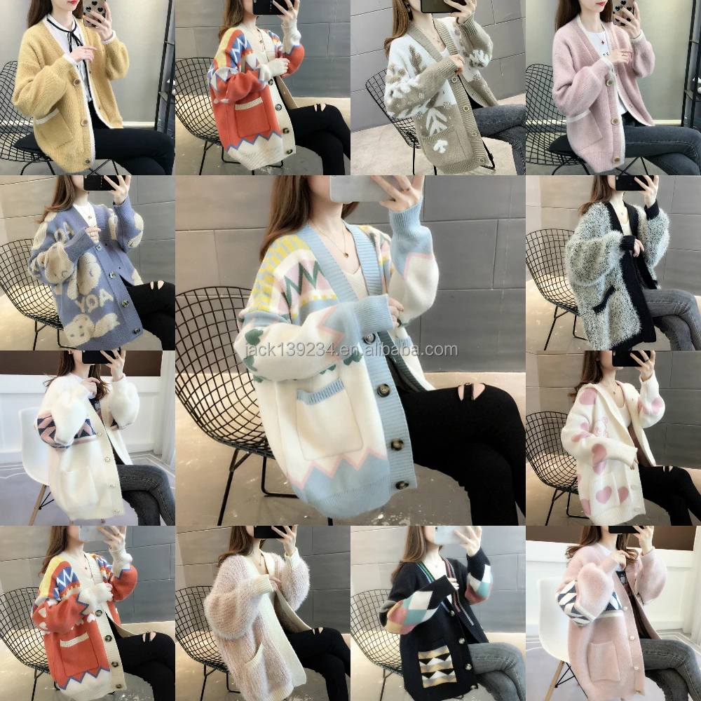 2022 Low Price Wholesale Cardigan Ladies Autumn Winter Women Cardigan Sweater