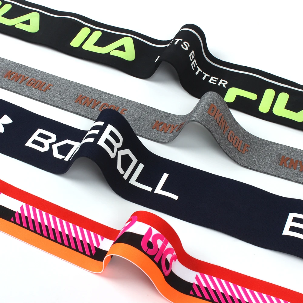 Factory High Elastic Webbing Straps 6.4Cm Glue Dripping Anti-skid Elastic Tapes