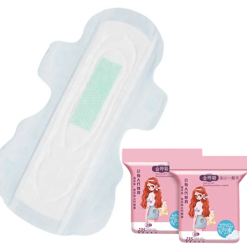 Sunny Air Ladies Pads Sanitary Napkins Period Pads Disposable Organic High Quality Sanitary Napkin Graphene Wholesale