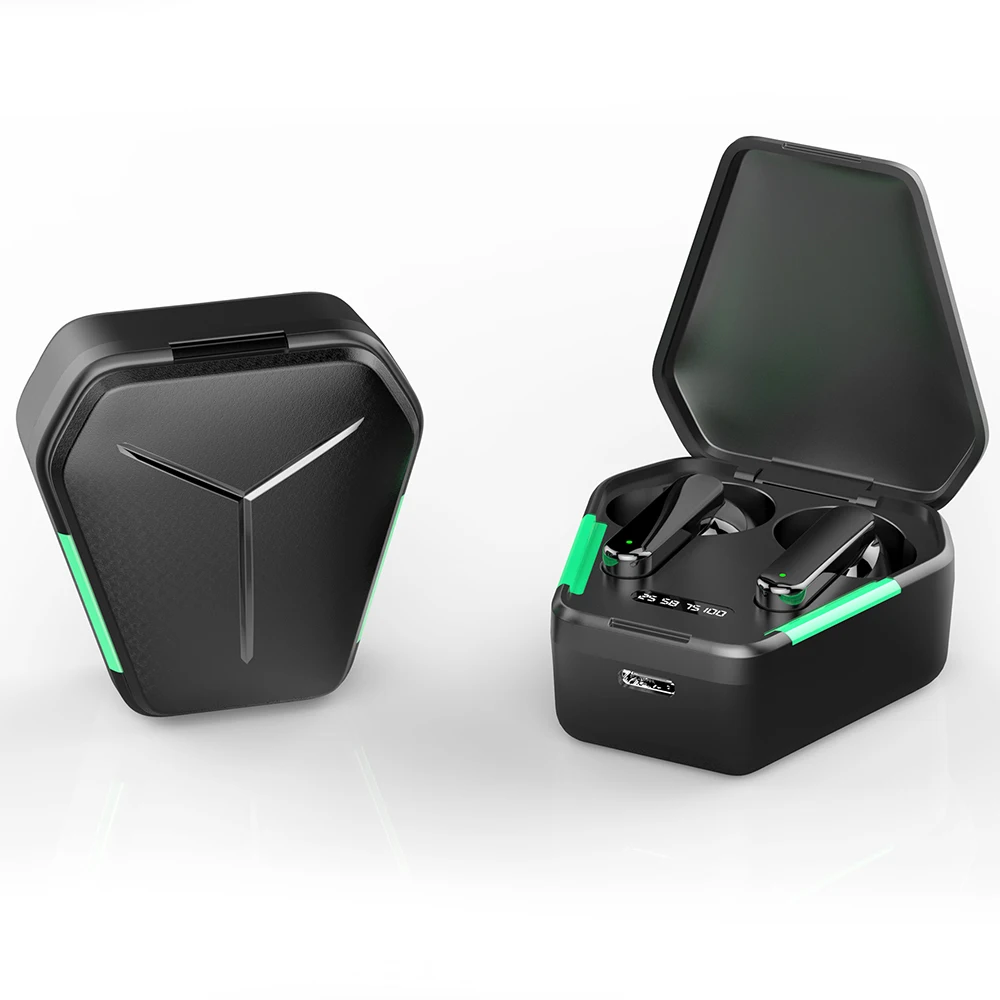 Rambotech наушники от производителя TWS 5 0 беспроводные Игровые с низкой задержкой 55ms LED