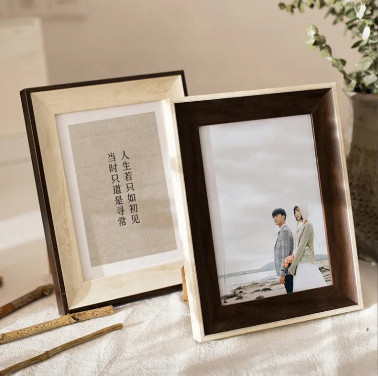 Wholesale Hot Sale PS Photo Frame 5 inch 6 inch 7 inch 8 inch 10 inch A4 Photo Frame  For Table Top Wall Decor