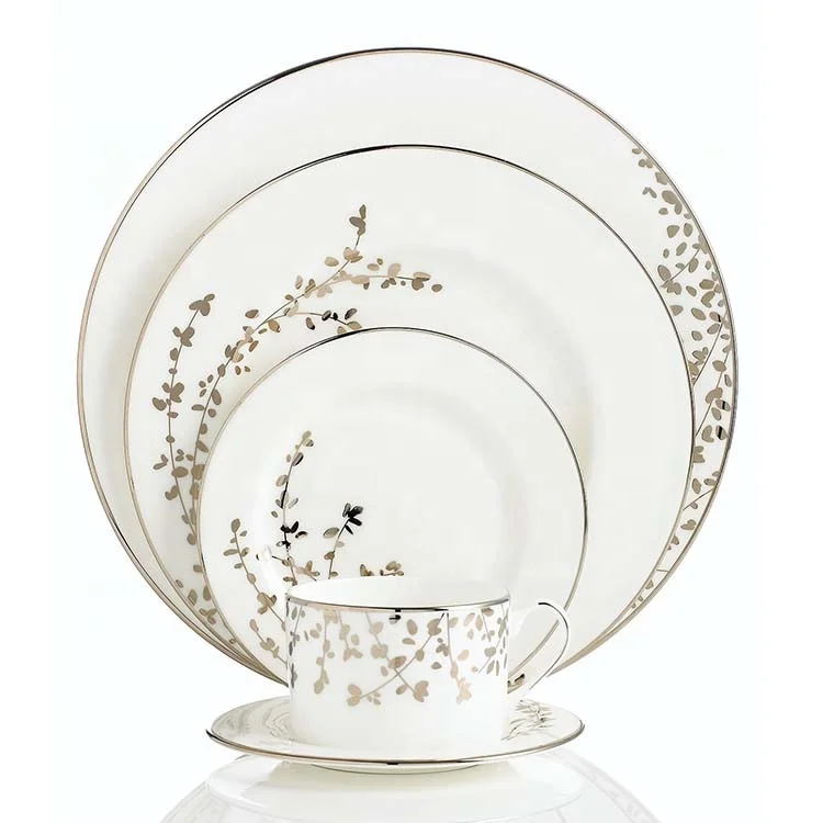 Portuguese  Style Bone China  Dinner Set Colourful Dinnerware Sets