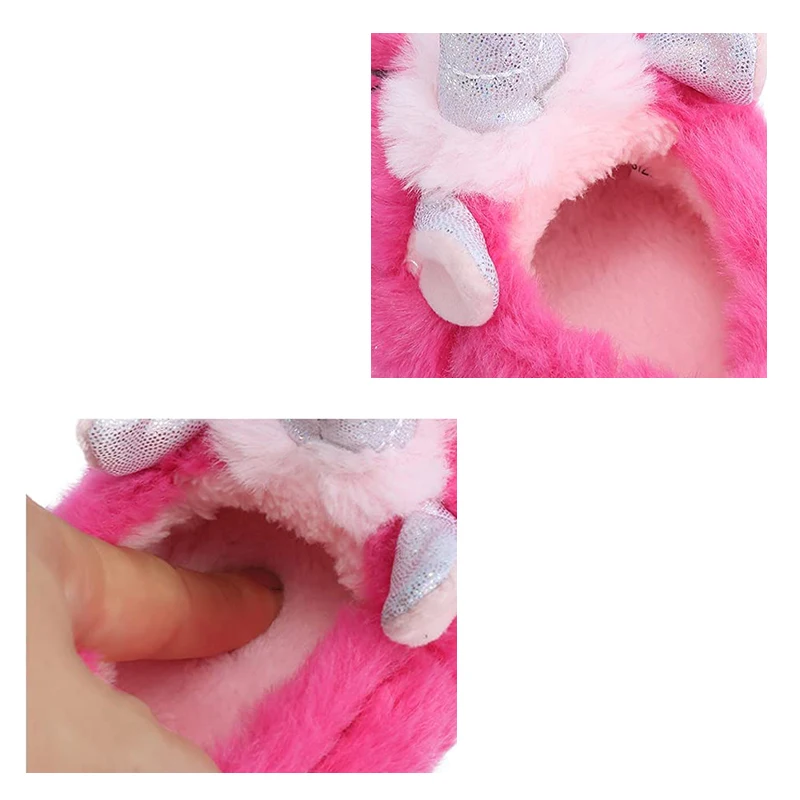 Оптовая продажа, детские плюшевые удобные тапочки без шнуровки из пены с эффектом памяти, детские домашние уличные тапочки