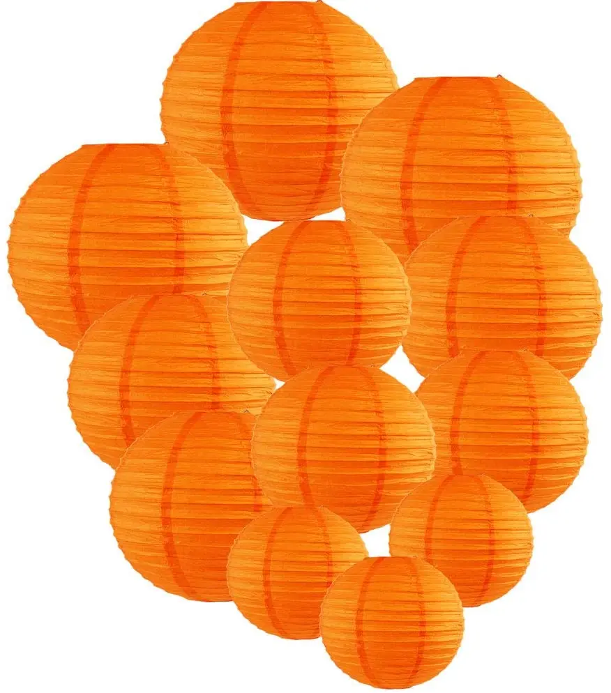 Wholesale Event Party Decorative  Hanging Round Paper Lantern set