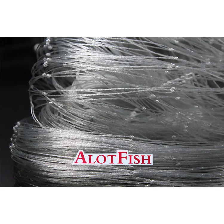 China Factory Price 0.20mm/12ply Gray Trammel net Multi Monofilament Fishing Net for Sale